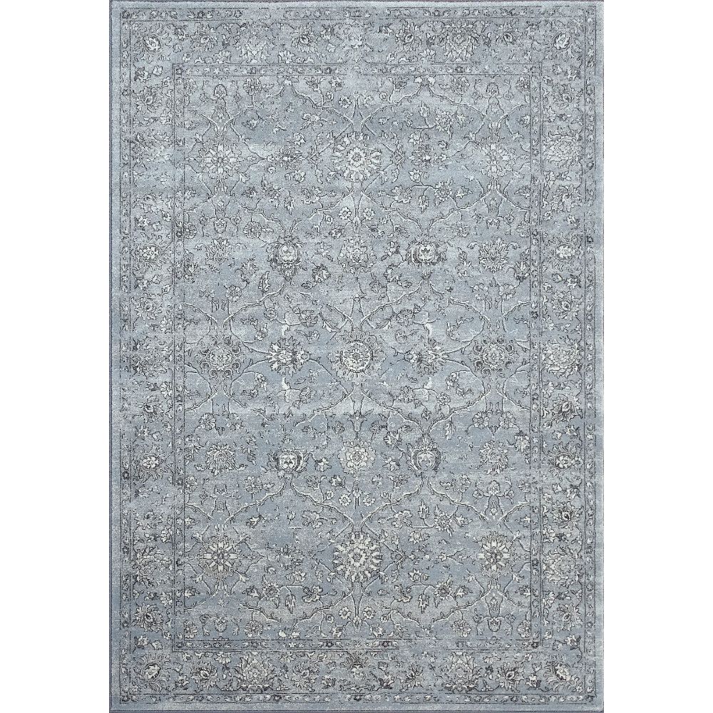 Dynamic Rugs 57136-4646 Ancient Garden 2 Ft. X 3.11 Ft. Rectangle Rug in Steel Blue/Cream